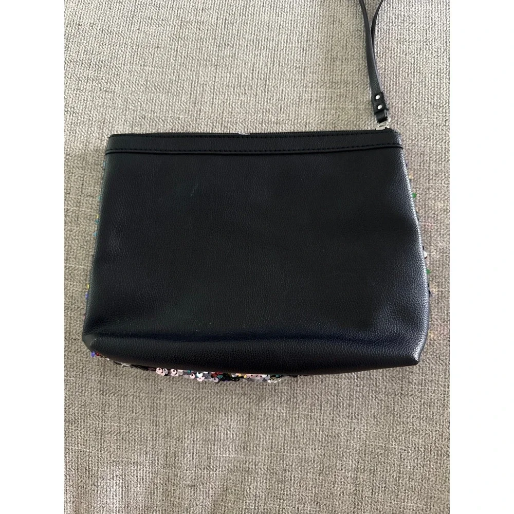 Victoria's Secret colorful sequin sparkle wristlet‎ clutch purse cosmetic bag